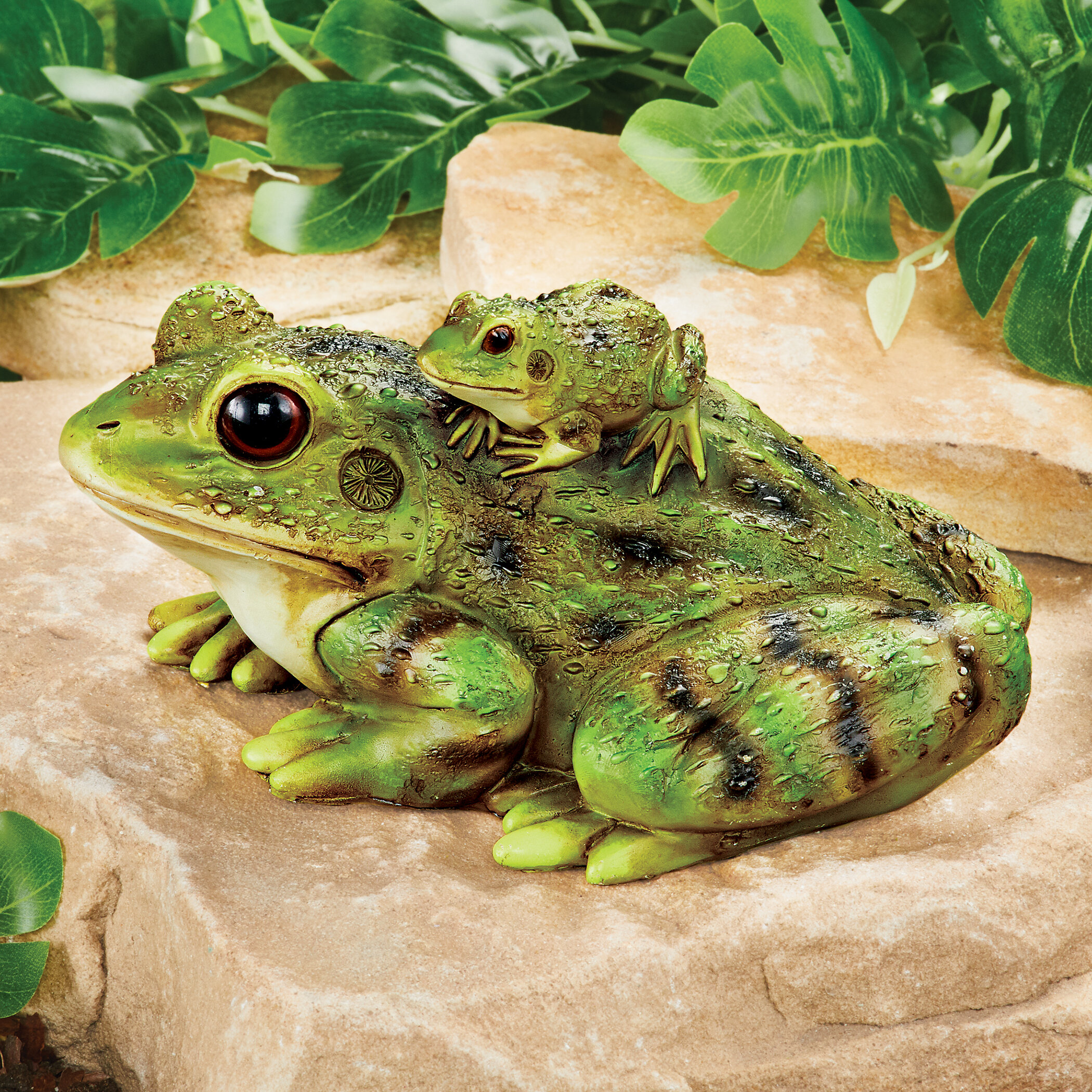 August Grove® Caledonia Frog Animals Plastic Garden Statue & Reviews