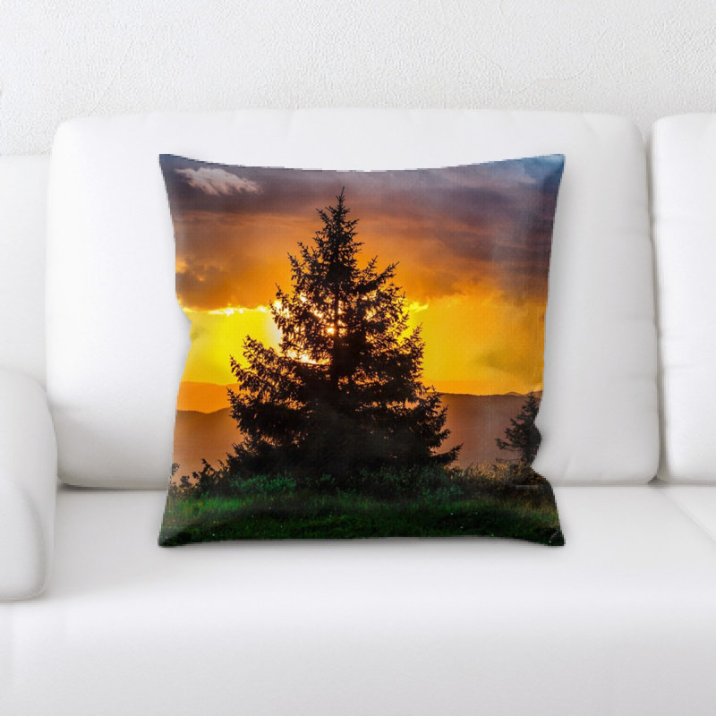 Coussin coucher de soleil
