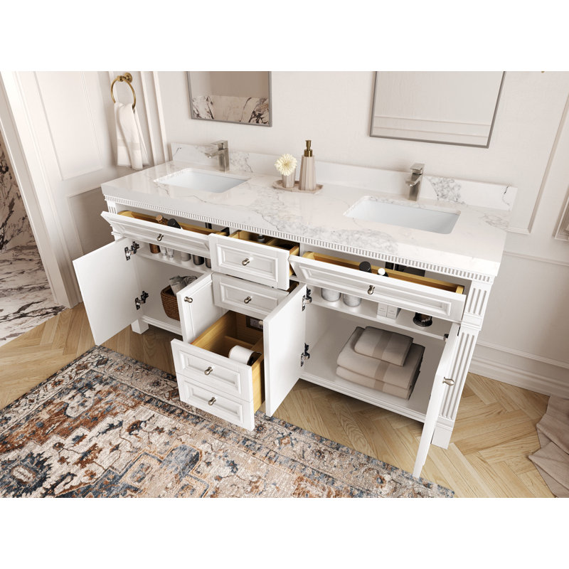 Paris 72 po X P 22 po Meuble-lavabo double D, Empira