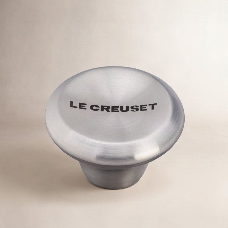 Signature Stainless Steel Knob, 2" W, Stainless Steel