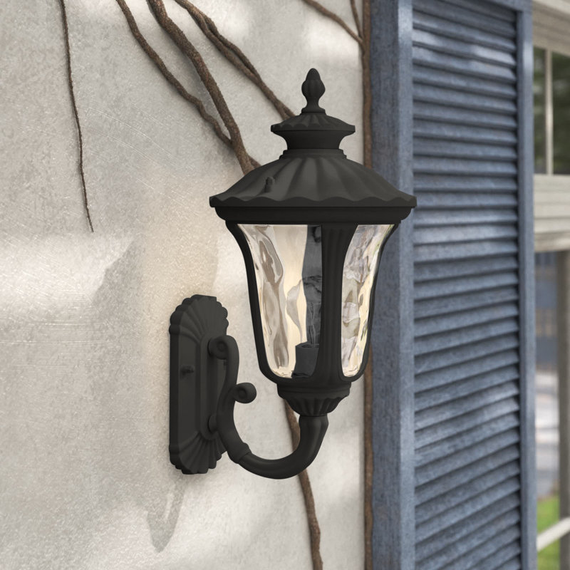 Arelene Wall Light, 15.5" H x 7.25" W x 8.75" D, Textured Black