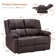 53.1'' Faux Leather Reclining Loveseat with Massage&Heat Function