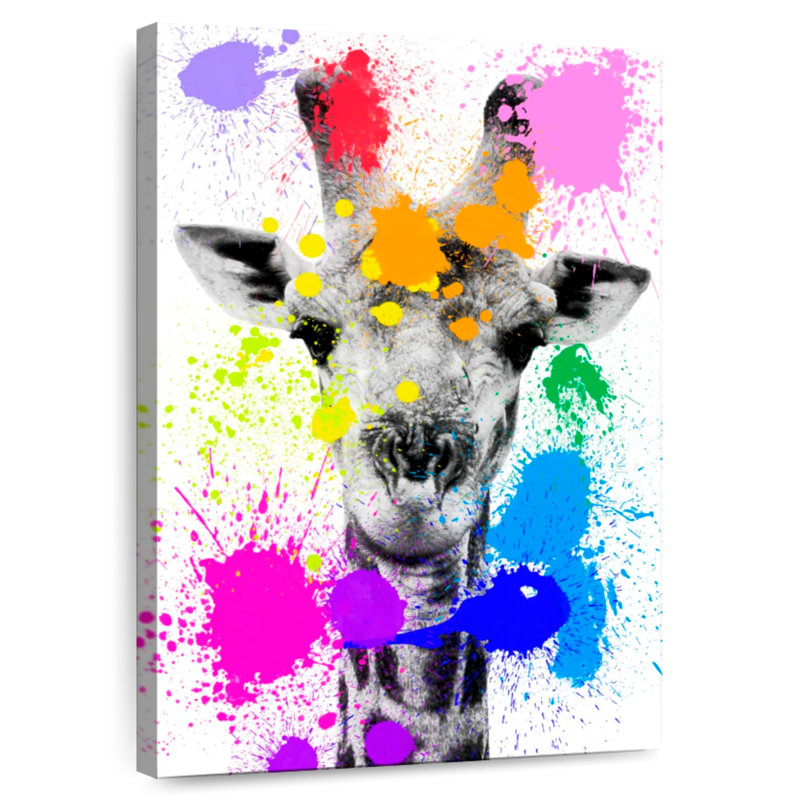 Brampt safari éclaboussure girafe, H 24 po x l 16 po