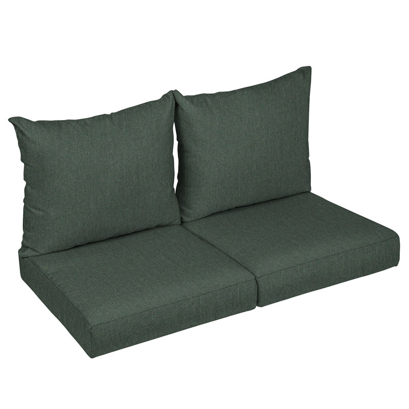 Coussin de siège / dossier d'extérieur Sunbrella, L 27 po x P 23 po, Sunbrella® vert