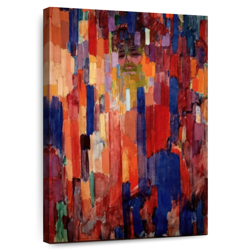 Leisha Madame Kupka entre les verticales, H 30 po x l 20 po