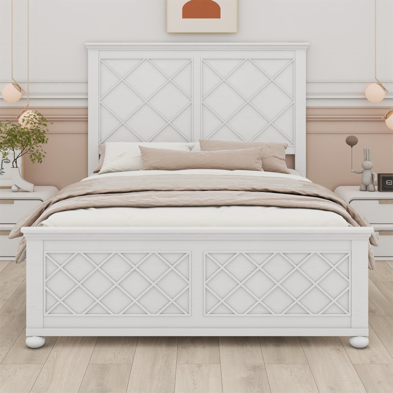 Solid Wood Bed Frame, Queen