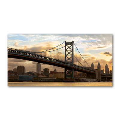 Philadelphia Bridge - Wrapped Canvas Print