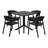 4 Person Outdoor Square Dining Set-1031290966