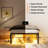 Twin Bed Frame With Charging Station/LED Lights
