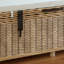 Aliyaha Handmade Kubu Rattan Blanket Box Bench Seat. Lift Top Ottoman Storage. Lined Interior