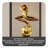 Luxury-Lite Geometric Glass Fiber Reinforced Marble Base Decorative Piece Sculpture Piece-50791685