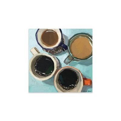 Nuances de café, impression sur verre acrylique