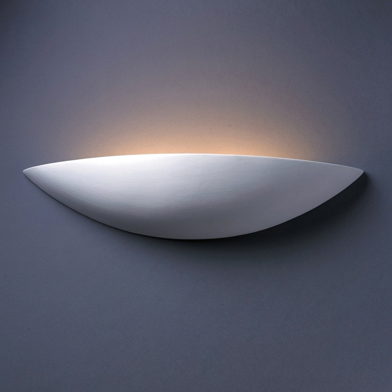Demi-lune 1 lumière Maart, Laiton martelé