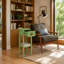Table d'appoint en bois aggloméré 11,75 po L avec tiroir et base surélevée pour petits espaces