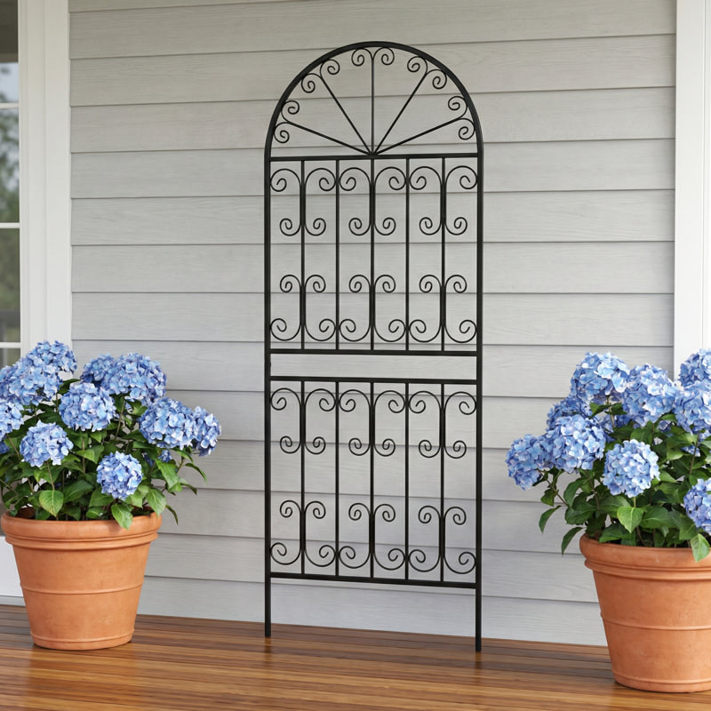  Treillis de jardin décoratif en métal H 70,8 po x l 24,5 po