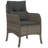  Garden Dining Set Grey