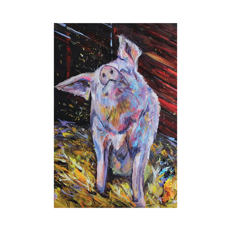 Hay Day by Lindsey Dahl - Wrapped Canvas Print