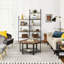 Dianna 186.5cm H x 64cm W Iron Ladder Bookcase