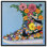 «Blooming Floral Sneaker», art mural par toile 