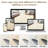 9 ft x 12 ft Soft Fluffy Area Rug,Plush Memory Foam Rug with Non-Slip Backing-1842490198-1842490194