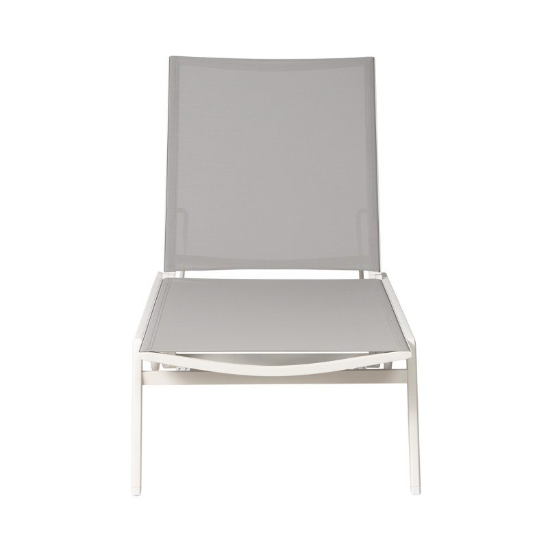 Stacking Chaise-Set Of 2, Matte White