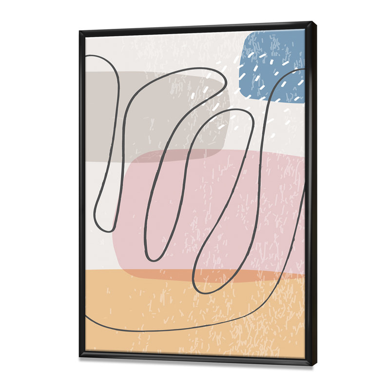 «Minimal Elementary and Geometric Compostions XXxxxxxx», reproduction sur toile flottante, H 46 po x l 36 po x P 1,5 po