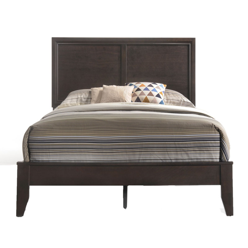 Huston Espresso Panel Bed, Queen
