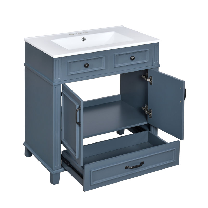 Lavabo en céramique rétro pour salle de bain