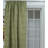 Block Print Rod Pocket Curtain Green Floral Linen Farmhouse Window Drapes for Living Room & Bedroom – Blackforest-373152128