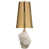 Natural Quartz Stone / Antique Brass