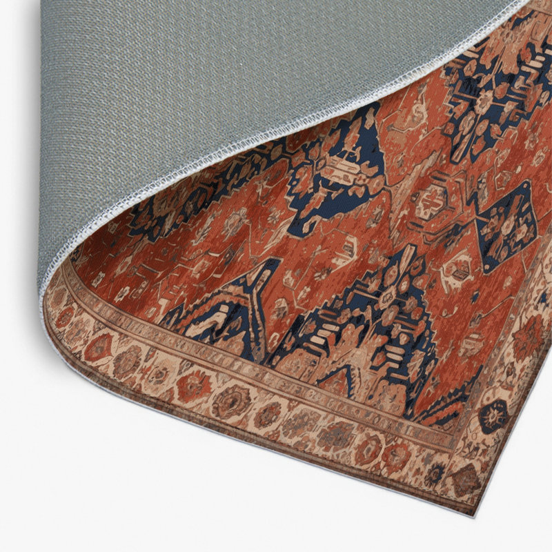Tapis d'intérieur et d'extérieur brun Persian, Rectangulaire 2 pi x 3 pi