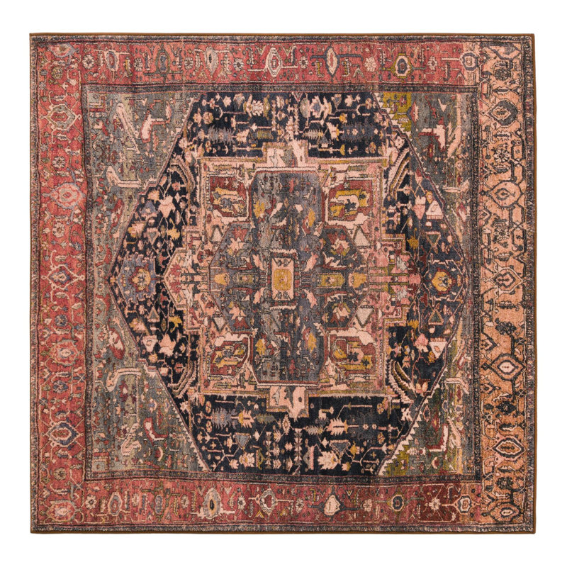 Oriental Indoor Rug, Square 5'3"