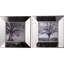 S / 2 15 "x 15" cadres en miroir argentés