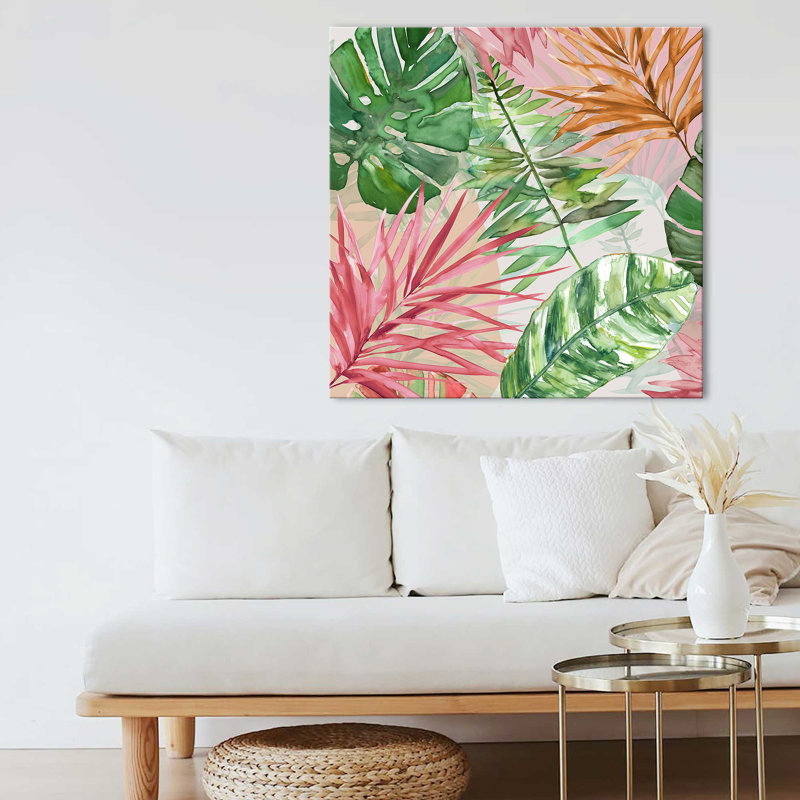 "Hot Tropics I" par Carol Robinson, reproduction sur toile