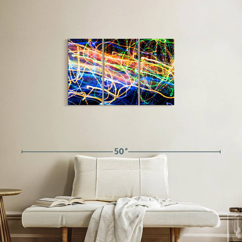Munsell Neon Lights, 20" H x 33" W