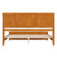 Lit plateforme en bois massif francoise avec pied de lit assorti Francoise-1111206086-1101651837