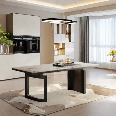 Adalinda Metal Base Dining Table