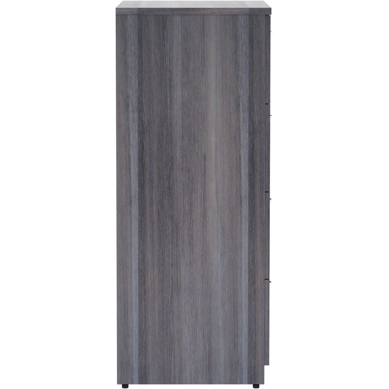 Orlanda 35'' Wide 4 -Drawer File Cabinet, Weathered Charcoal