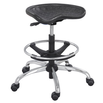 SitStar Stool with Footring and Casters by Safco Products Company