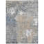 Tapis rectangulaire brun clair / bleu / ivoire-88933165