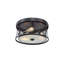 Plafonnier encastré 3 lumières 16 po