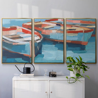 Primaire II, impression sur toile encadrée 3 pièces
