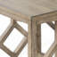Ensemble de 3 tables gigognes à rennes | Cadre géométrique | Bois d'acajou massif-105906687