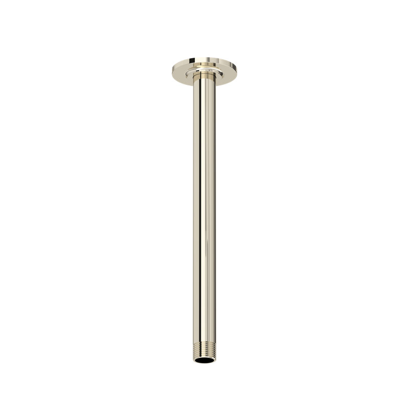 12" Ceiling Mount Shower Arm, Polished Nickel