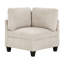 Canapé modulaire en velours côtelé beige