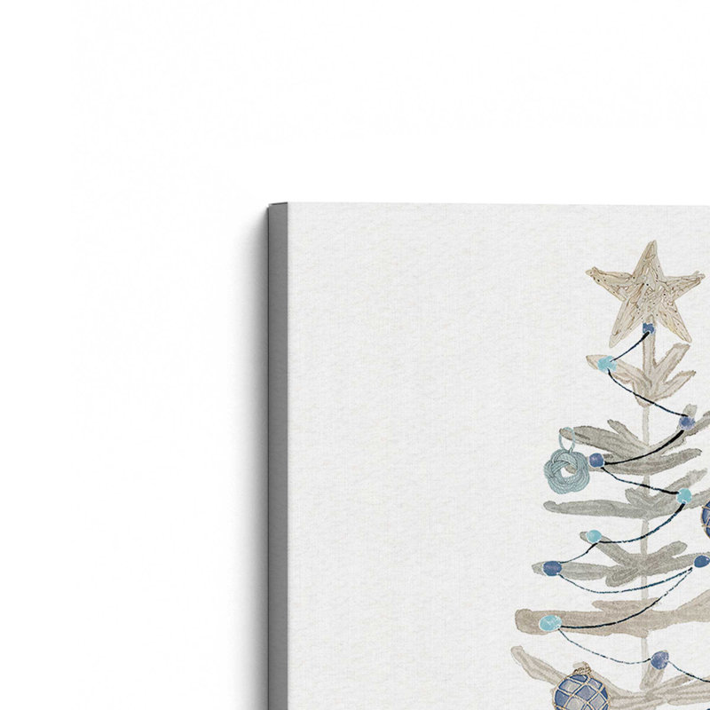 Breeze Christmas Tree, reproduction sur toile dans un cadre noir satiné, Toile tendue, 36" H x 24" W x 1.25" D