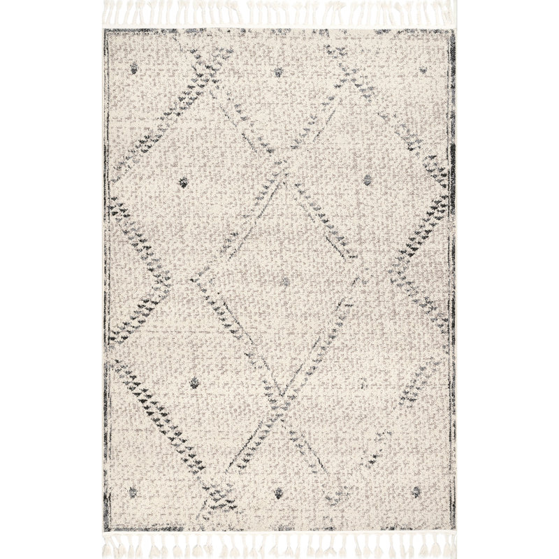 Jordao Moroccan Indoor Rug, Rectangle 4' x 6'