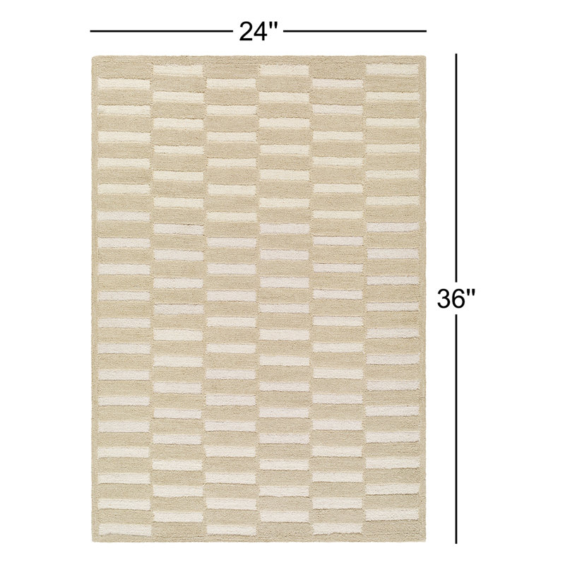 Wright Handmade Rug, Rectangle 2' x 3'