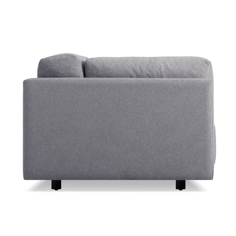 Sunday Sofa, Camel Velvet Polyester Blend, 30" H x 102" W x 40" D