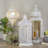 29.5" Moroccan Style Floor Pillar Candle Lantern-15421529